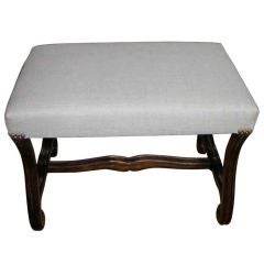 1920's French Os D'mouton Foot Stool