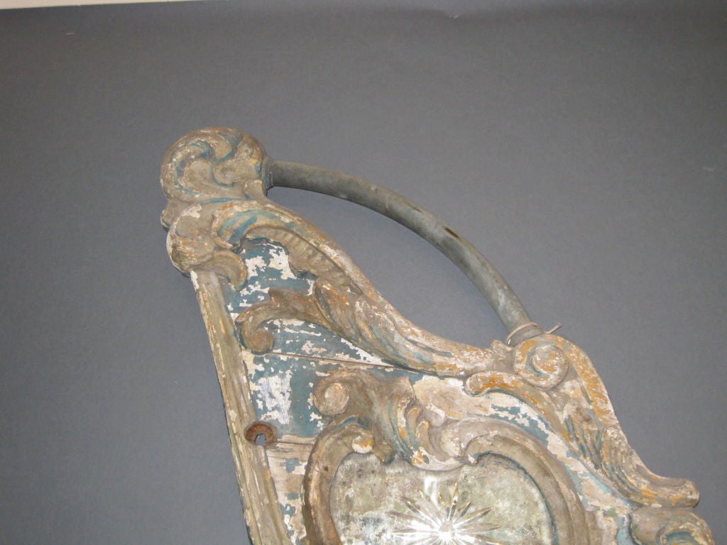 19thC Carousel Mirror/Wall Decoration 1
