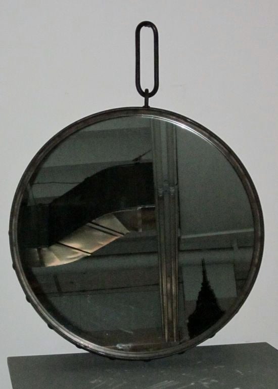 large round wall mirror