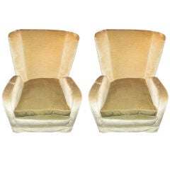 Pair of Mid Century Italian Paola Buffa Arm Chairs