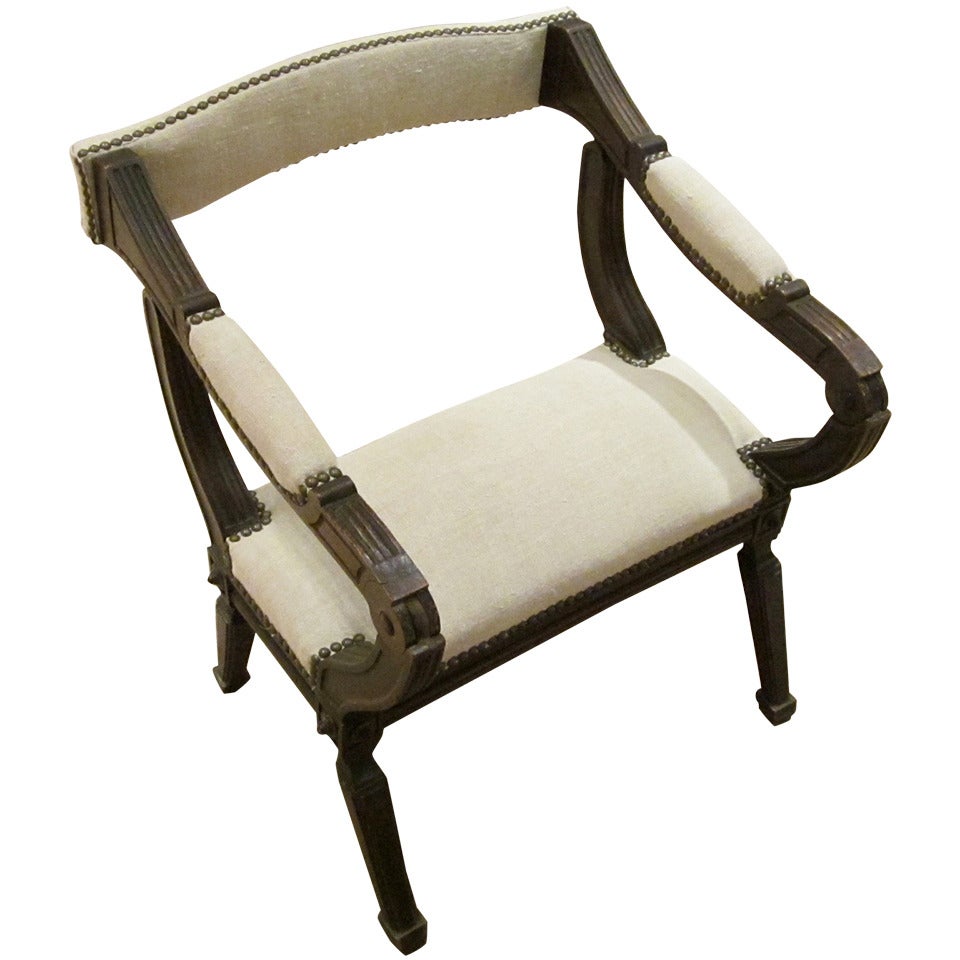 19thC French Prayer Chair