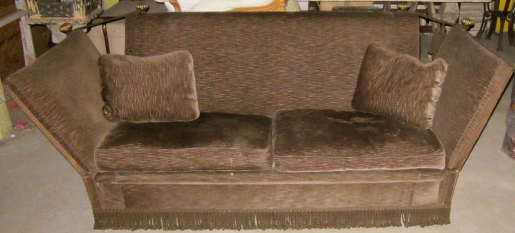 1940's French Knoll Style Sofa