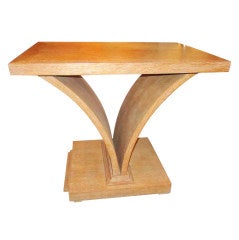 French Cerused Oak SIde Table