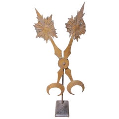 Antique 19thc French Clock Hands on Stand