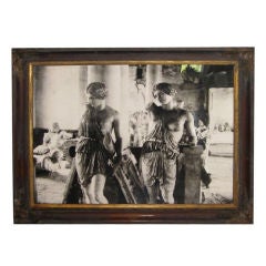 Exceptional Deborah Turbeville Photograph In A 19thC Frame