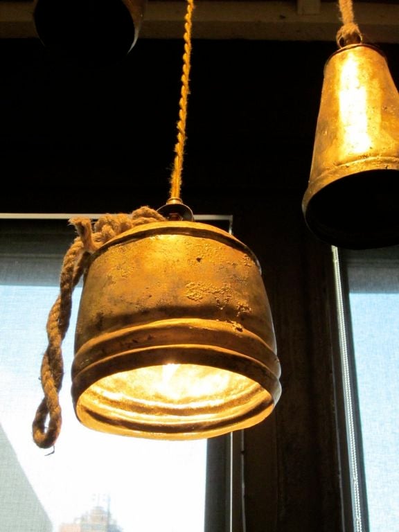 Metal Indian Temple Bells/Hanging Pendant Light Fixtures