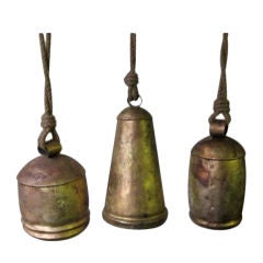 Vintage Indian Temple Bells/Hanging Pendant Light Fixtures