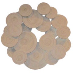 Sliced Wood Wall Sculpture