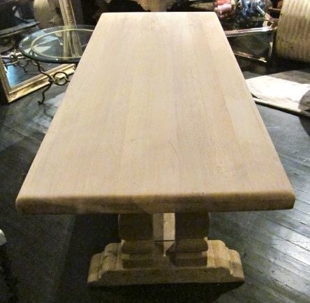 Flemish Bleached Thick Top Farm Table 2