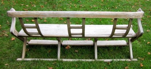 Wood Chinese Garden Bench