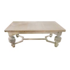Flemish Extending Bleached Dining Table