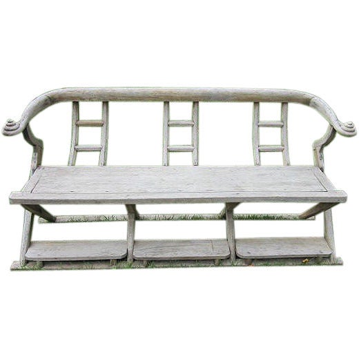 Chinese Garden Bench