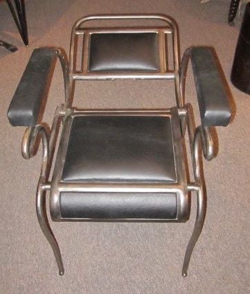 20th Century 1920's English Iron Arm Chair