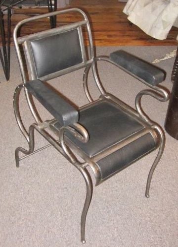 1920's English Iron Arm Chair 2