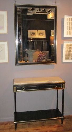 19thc French Console and Mirror
