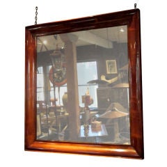 English Rosewood Framed Mirror