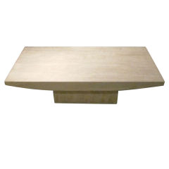Italian Travertine Coffee Table