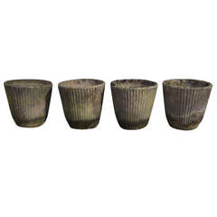 Set Of 5 English 1940
s Planters