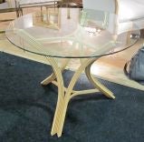 Plied Wood Base Sculptural DIning Table