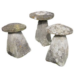 Antique English Staddle Stones