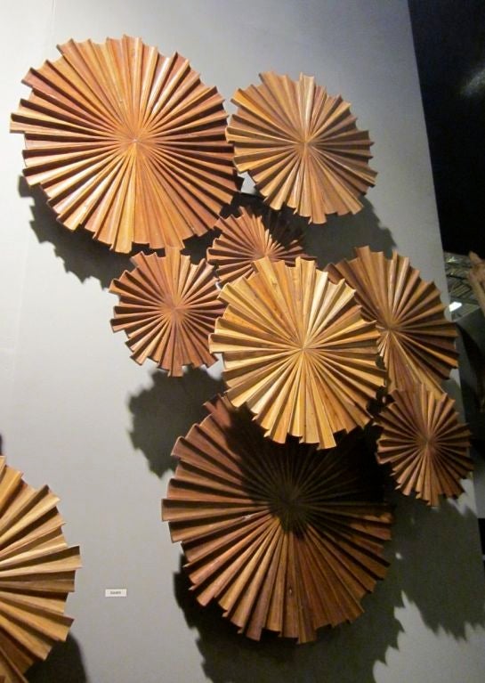 Indonesian Fan Wall Sculpture