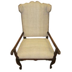 Danish Wing Chair Circa 1810