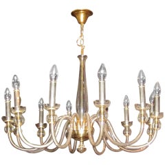 1940
s Italian Murano Chandelier