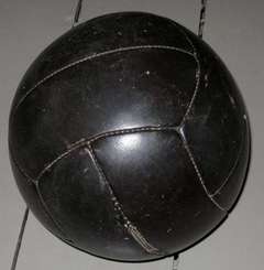 1940's English Leather Ball