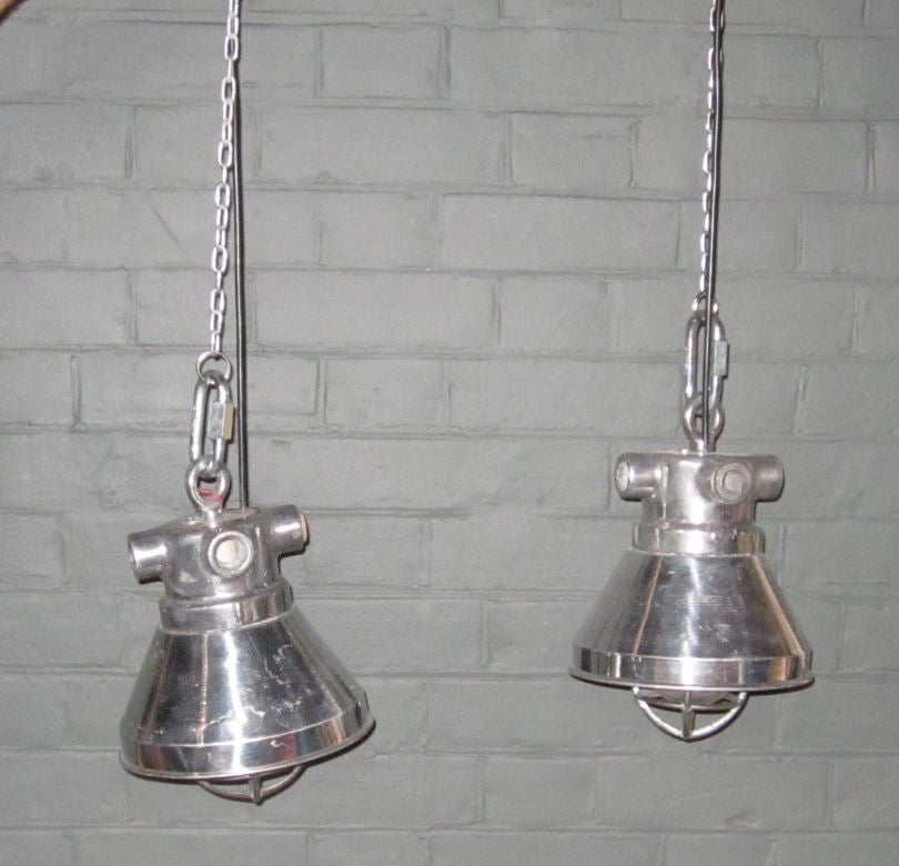 Russian Submarine Pendant Lights