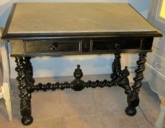 19thc French Napoleon III Writing Desk / Side table
