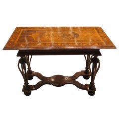 Italian Marquetry Side Table