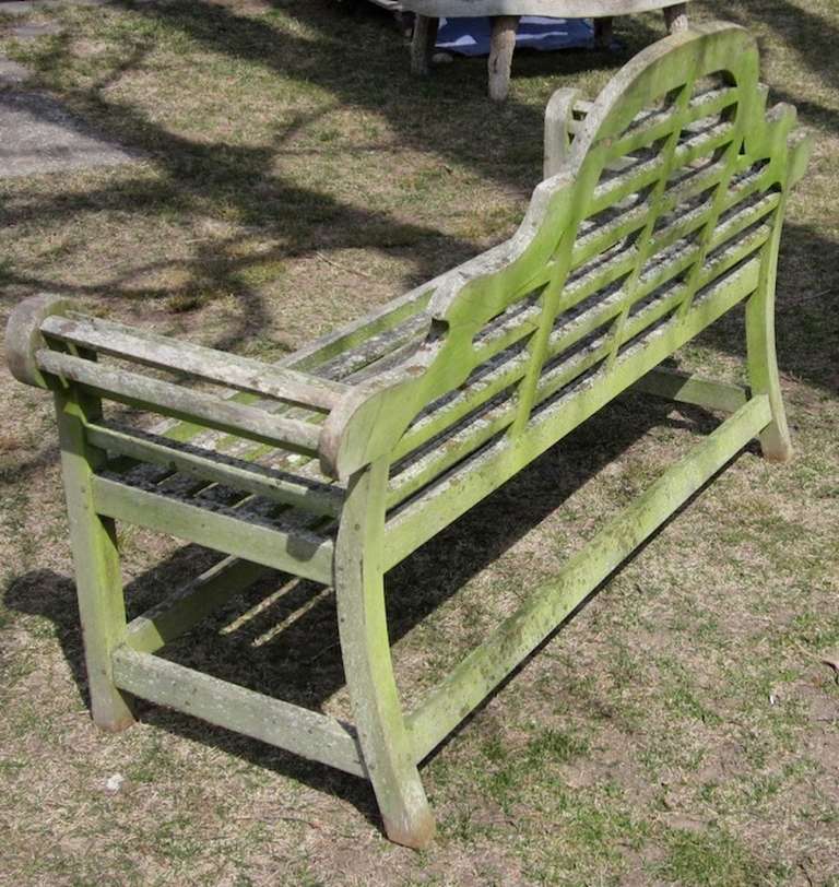 Mid-20th Century Pair of Garden Benches