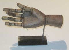 Large Horizontal Articulated Hand Sculpture