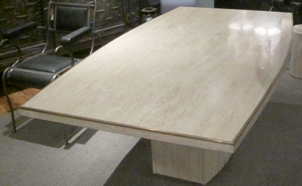 Willy Rizzo Travertine Table 3