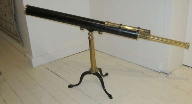 1920s French Telescope In Excellent Condition In New York, NY