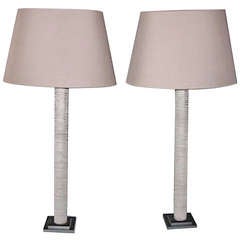  Pair Of Belgian Circular Radiator Lamps