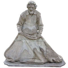 Composite Statue of a Leather Tradesman, Dutch, 19th Century 
