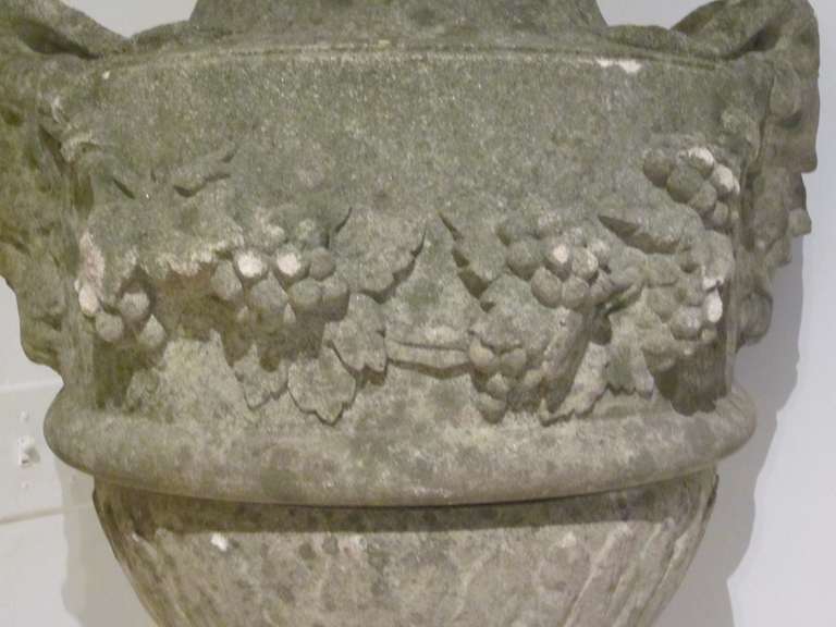 1940s English Stone Decorative Urn with Lid 3