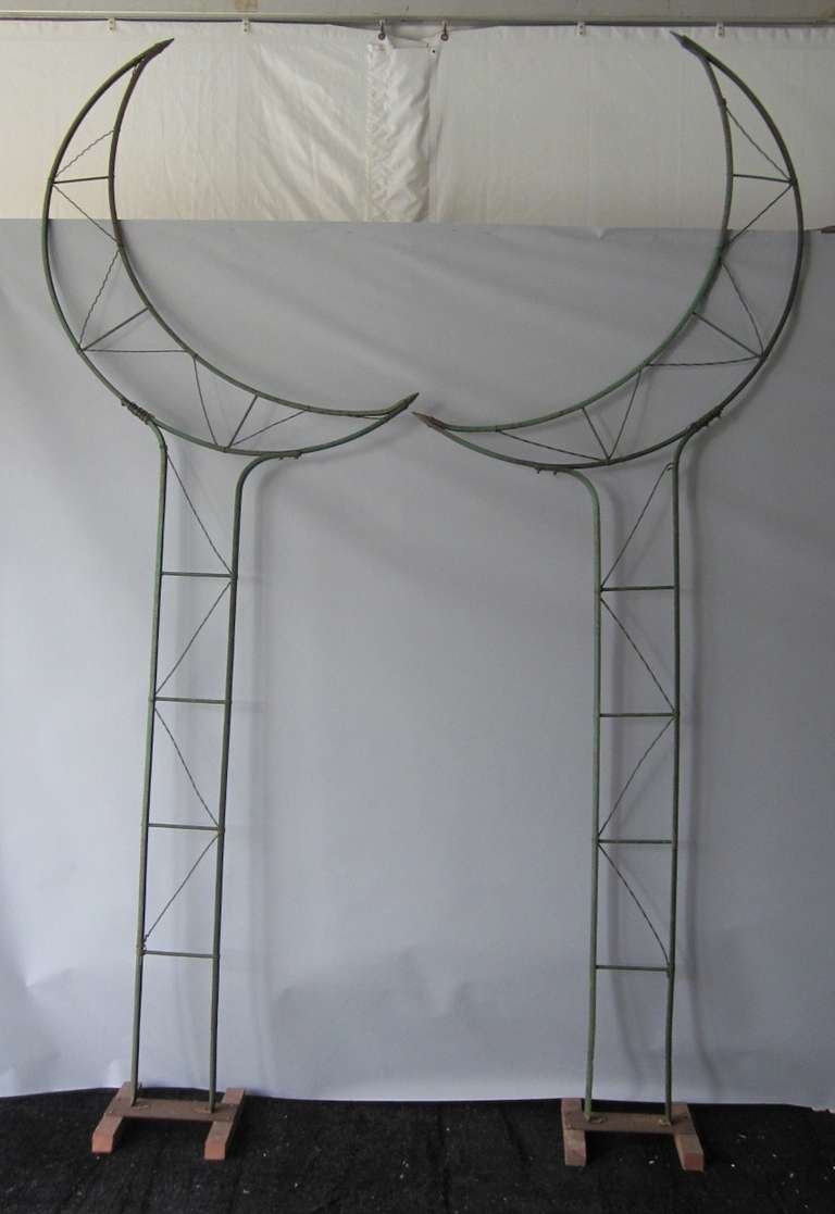 1920's French Pair Garden Trellises