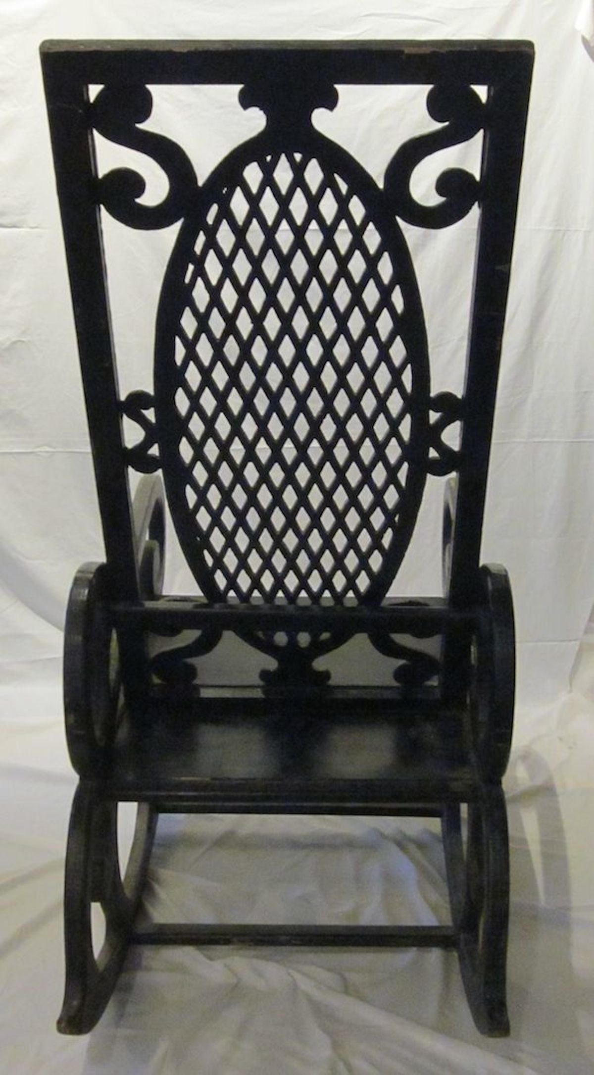 Early 20th Century Oversized Rocking Chair, France, 1920s