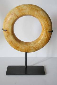 Chinese Gold Ring Sculpture