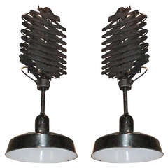 Pair Of Industrial Extending Lights