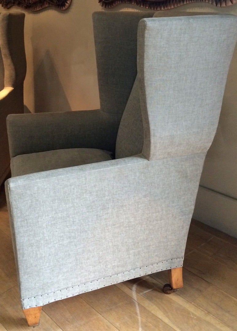 Pair of Wing Chairs, Custom