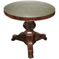Steel-Top Antique Gueridon, France, 19th Century 6