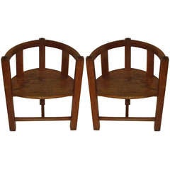 1920's German Arts and Crafts Chairs
