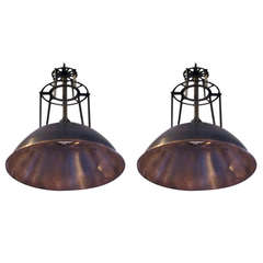 Vintage Pair Of 1950's Italian Lanterns