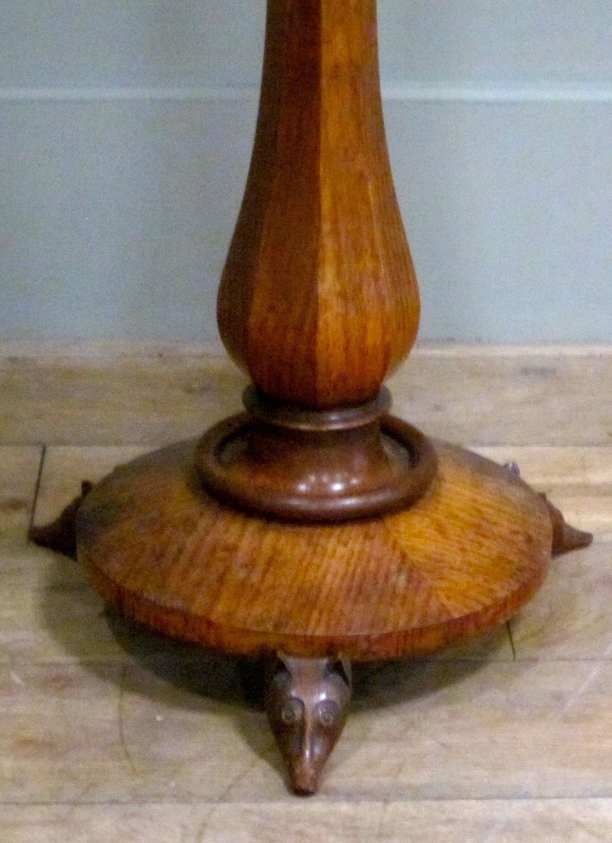 English Oak Side Table, circa 1830