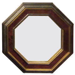 19th c. French Octagonal Mirror