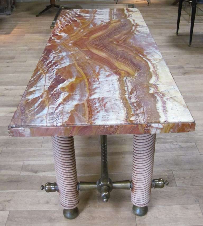 Mid-20th Century Italian 1040's Marble Table/Desk