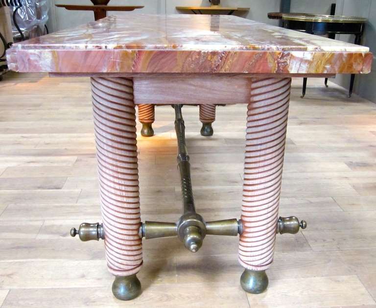 Italian 1040's Marble Table/Desk 4